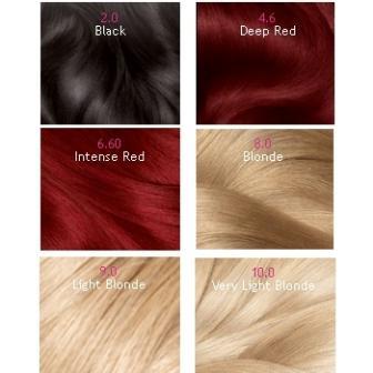 बालों के रंग "गैर्नियर" के पैलेट: पूर्णता का विकल्प