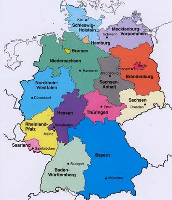 जर्मन में नियम पढ़ना और उच्चारण की विशिष्टता